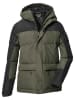 Killtec Winterjacke in Khaki/ Schwarz