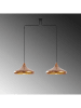 Opviq Hanglamp goudkleurig - (B)100 x (H)132 cm