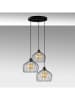 Opviq Hanglamp zwart - (B)56 x (H)121 cm
