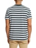 ESPRIT Shirt in Dunkelgrün/ Weiß