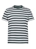 ESPRIT Shirt in Dunkelgrün/ Weiß