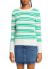 ESPRIT Pullover in Weiß/ Grün