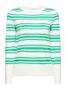 ESPRIT Pullover in Weiß/ Grün