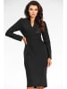 Awama Kleid in Schwarz