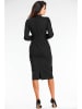 Awama Kleid in Schwarz