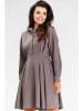 Awama Kleid in Taupe