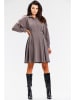Awama Kleid in Taupe