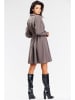 Awama Kleid in Taupe