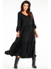 Awama Kleid in Schwarz