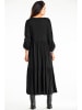 Awama Kleid in Schwarz