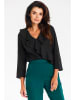 Awama Bluse in Schwarz