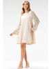 Awama Kleid in Beige