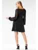 Awama Kleid in Schwarz