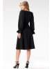 Awama Kleid in Schwarz