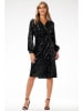 Awama Paillettenkleid in Schwarz