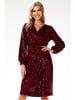 Awama Paillettenjurk bordeaux