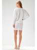 Awama Paillettenkleid in Weiß