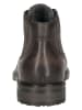 Bugatti Leder-Boots in Anthrazit