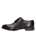 Bugatti Leder-Schnürschuhe in Schwarz