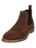 Bugatti Leder-Chelsea-Boots in Braun