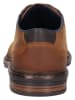 Bugatti Leren veterschoenen lichtbruin