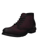 Bugatti Leder-Boots in Schwarz/ Lila