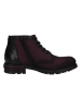Bugatti Leder-Boots in Schwarz/ Lila