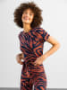 Les Lunes Shirt "Lou"  in Dunkelblau/ Hellbraun