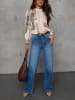 LA Angels Blouse wit/bruin