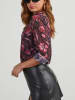 LA Angels Bluse in Schwarz/ Pink