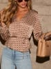 LA Angels Blouse camel/zwart