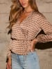 LA Angels Blouse camel/zwart