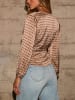 LA Angels Blouse camel/zwart