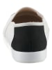 Heine Slipper in Weiß/ Schwarz