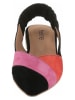 Heine Leren ballerina's zwart/meerkleurig