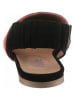 Heine Leren ballerina's zwart/meerkleurig