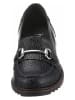 Heine Leren mocassins zwart