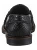 Heine Leren mocassins zwart