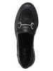 Heine Leren mocassins zwart