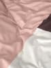 Marc O'Polo Satin-Bettwäsche-Set "Ewon" in Bordeaux/ Rosa/ Creme