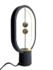 Designnest LED-Tischleuchte ''Heng'' in Grau - (L)24 x (B)15 cm