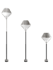 Designnest Standleuchte ''Tulip Lamp'' in Grau - Ø 35 cm