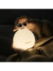 Designnest Ledtafellamp ''Slug'' wit - (B)10,2 x (H)12,5 x (D)12,8 cm