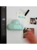 Designnest Wecker ''Alarm Cloud'' in Grün - (L)12 x (B)8 cm