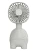 Designnest Tischventilator ''PetFan'' in Grau - (B)12 x (H)14 x (T)5 cm