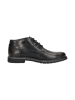 Bugatti Leder-Boots in Schwarz