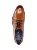 Bugatti Leder-Schnürschuhe in Hellbraun