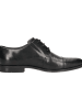 Bugatti Leder-Schnürschuhe in Schwarz