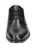 Bugatti Leder-Schnürschuhe in Schwarz