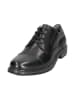 Bugatti Leder-Schnürschuhe in Schwarz